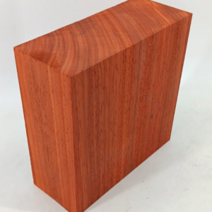 Padauk turning bowl blank 2 7/8" x 7" x 7"