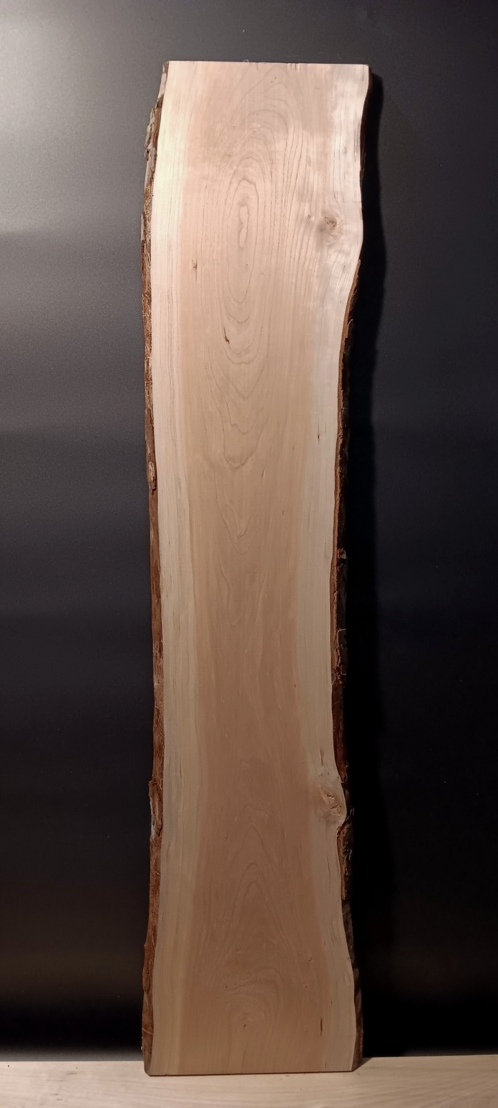 Cherry live-edge slab 3/4" x 10" - 11 1/2" x 50"