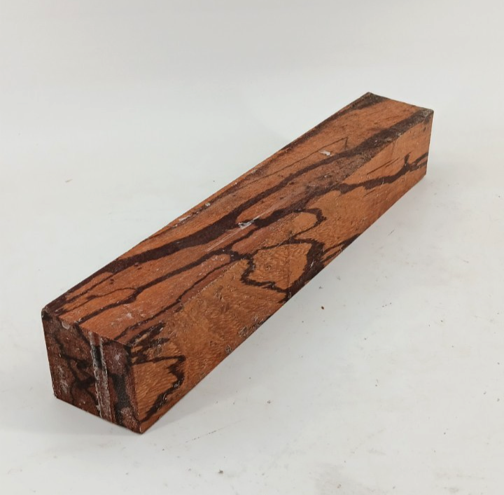 Marblewood turning blank, air-dried and waxed, 1 7/8" x 1 7/8" x 12" - Image 2