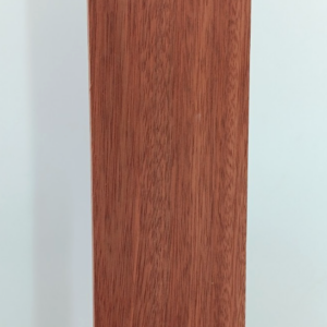 Bloodwood, satine, 3/4" x 4 1/4" x 31"