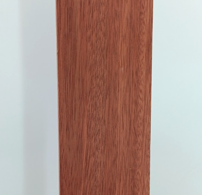 Bloodwood, satine, 3/4" x 4 1/4" x 31"