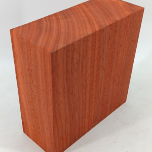Padauk turning bowl blank 2 7/8" x 7" x 7"