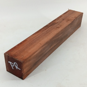 Patagonian Rosewood turning blank, air-dried and waxed, 1 7/8" x 1 7/8" x 12"