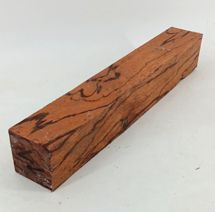 Marblewood turning blank, air-dried and waxed, 1 7/8" x 1 7/8" x 12" - Image 2