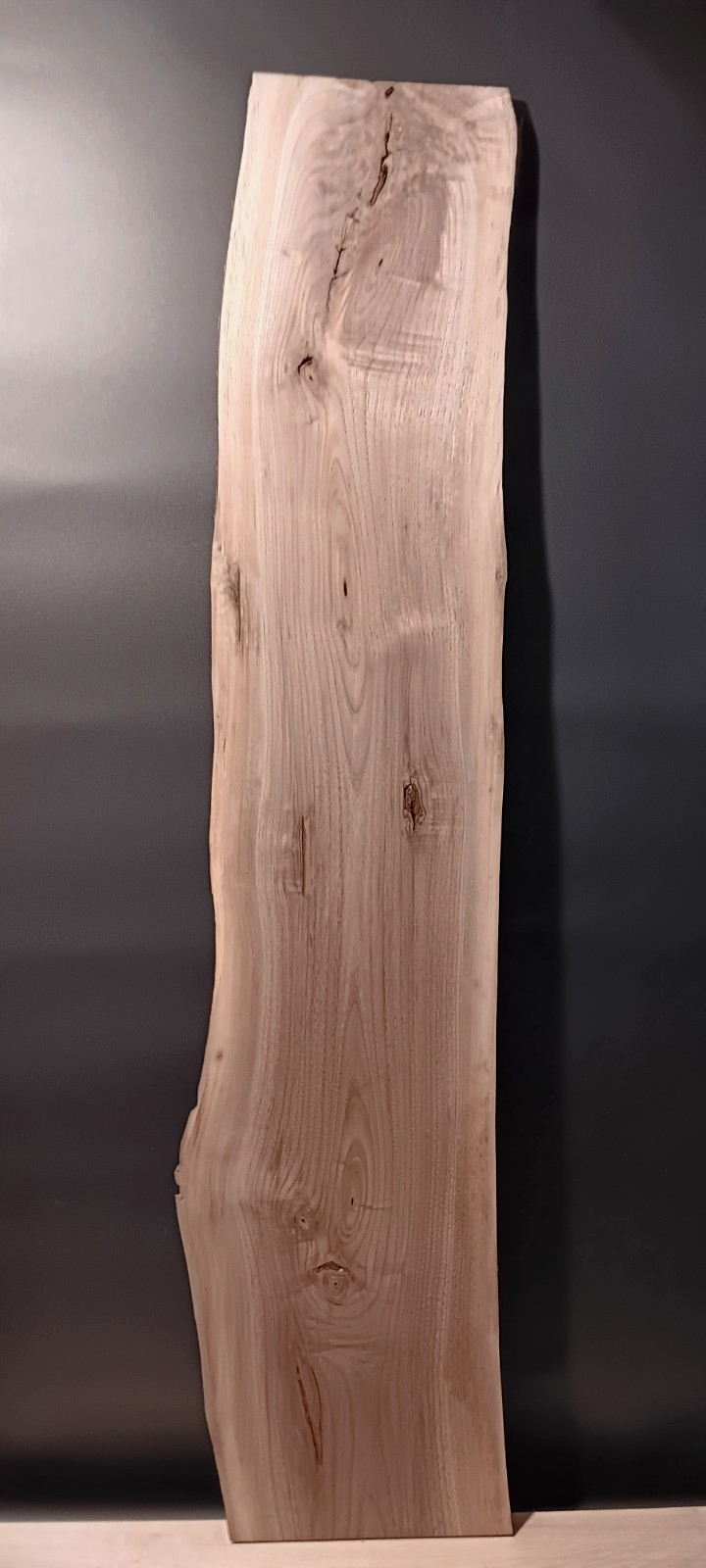 Walnut live-edge slab 3/4" x 10 1/2" - 13" x 57 1/2"
