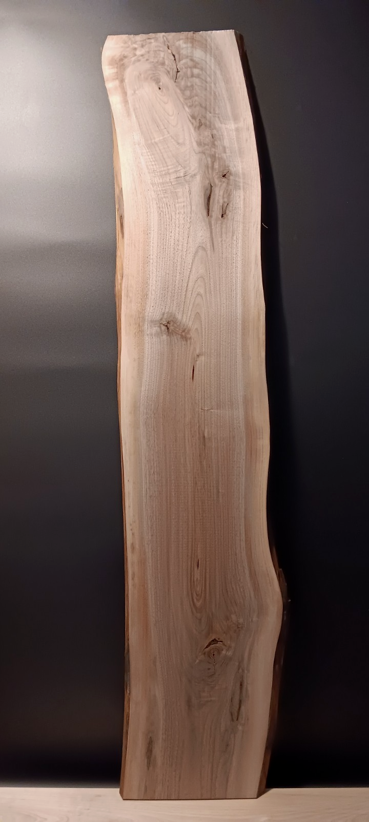 Walnut live-edge slab 3/4" x 10 1/2" - 13" x 57 1/2" - Image 2