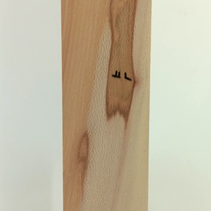 Sycamore quarter-sawn, 3/4" x 3 3/4" x 37"