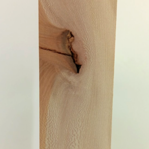 Sycamore quarter-sawn, 3/4" x 3 3/4" x 29"