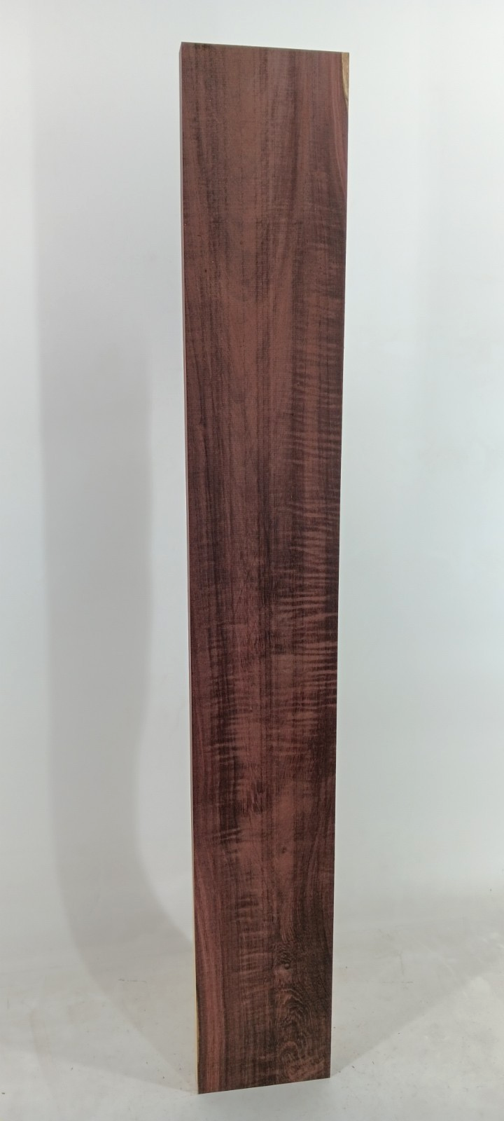 Figured Katalox board, Mexican Ebony, Swartzia cubensis, 3/4" x 4" x 28 1/4" - Image 2
