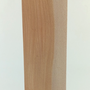 Sycamore quarter-sawn, 3/4" x 3" x 21 3/4"