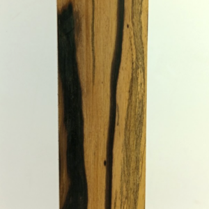 Black and White Ebony, Pale Moon, air-dried and waxed, 3/4" x 2 1/2" x 22 1/2"