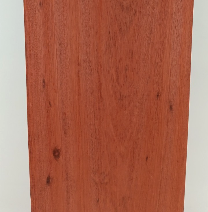 Bloodwood, satine, 3/4" x 9 1/2" x 35"