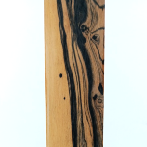 Black and White Ebony, Pale Moon, air-dried and waxed, 7/8" x 3 1/8" x 36 1/4"