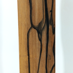 Black and White Ebony, Pale Moon, air-dried and waxed, 7/8" x 3 1/8" x 36"