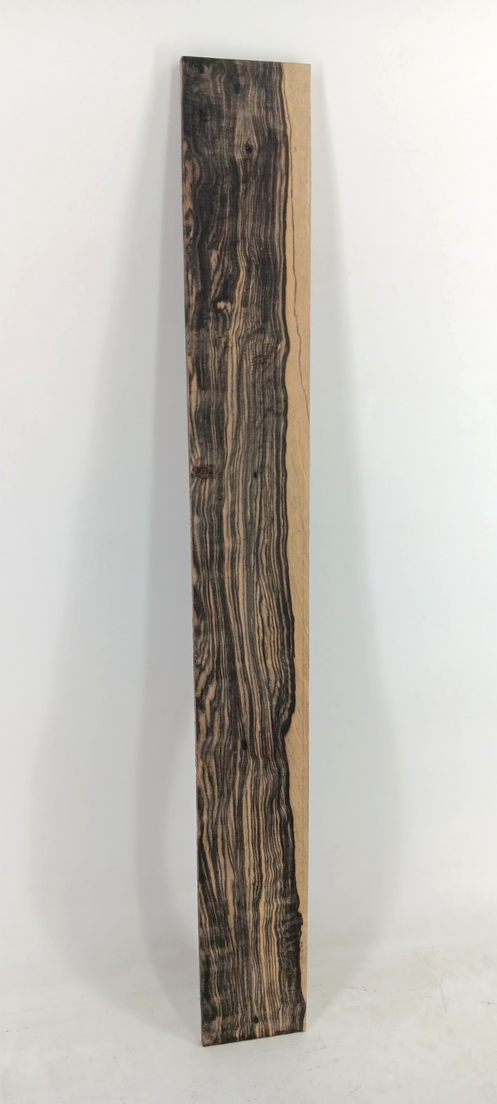 Black and White Ebony, Pale Moon, Guitar Fingerboard, 5/16" x 3" x 25 1/2"