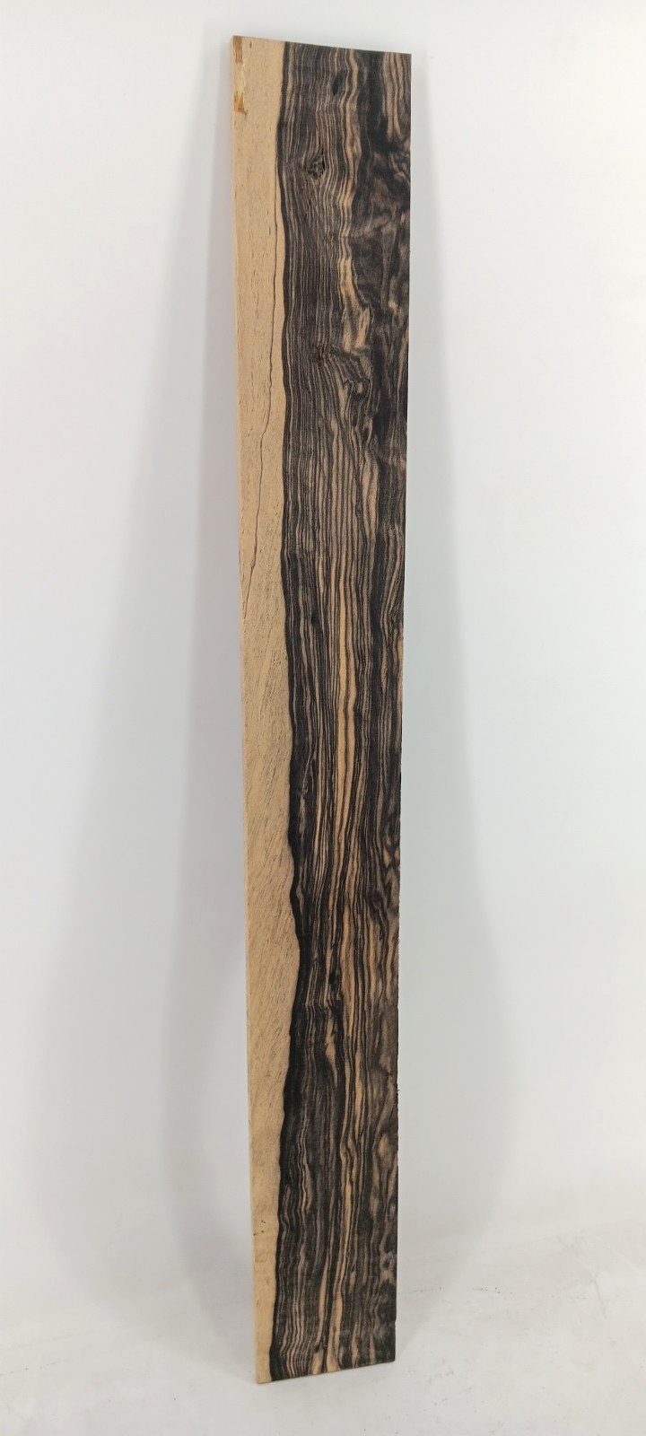 Black and White Ebony, Pale Moon, Guitar Fingerboard, 5/16" x 3" x 25 1/2" - Image 2