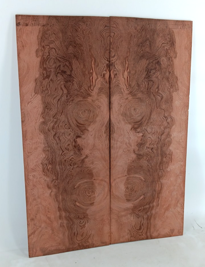 Curly Redwood, Bookmatched Guitar droptops, 2pcs 3/16" x 8 7/8" x 24"