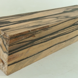 Black and White Ebony, Pale Moon, air-dried and waxed, 3" x 3" x 12"