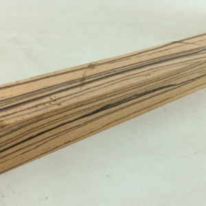 Black and White Ebony, Pale Moon, air-dried and waxed, 1 7/8" x 1 7/8" x 23 3/4"