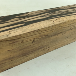 Black and White Ebony, Pale Moon, air-dried and waxed, 3" x 3" x 12"