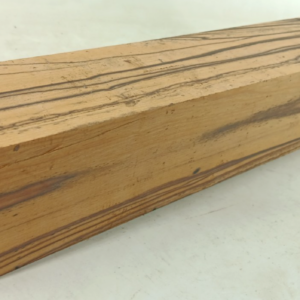 Black and White Ebony, Pale Moon, air-dried and waxed, 3" x 3" x 16"
