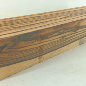 Black and White Ebony, Pale Moon, air-dried and waxed, 3" x 3" x 16"