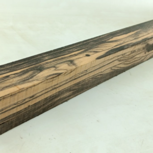 Black and White Ebony, Pale Moon, air-dried and waxed, 1 3/4" x 1 3/4" x 23 5/8"