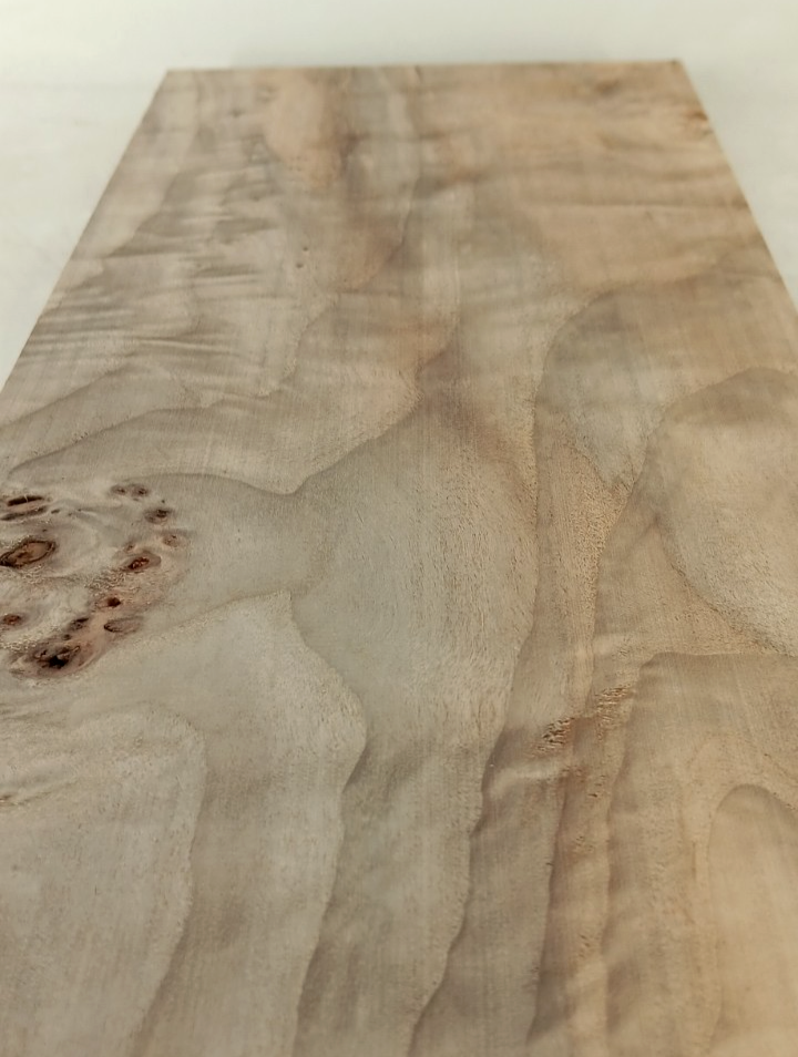 Figured Poplar, 1" x 6 7/8" x 20 5/8"