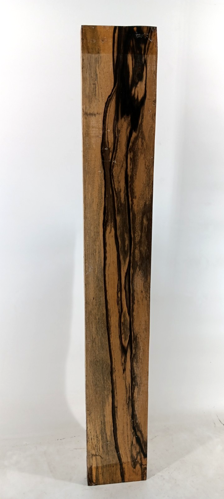 Black and White Ebony, Pale Moon, air-dried and waxed, 1 1/4" x 5 1/8" x 36" - Image 3