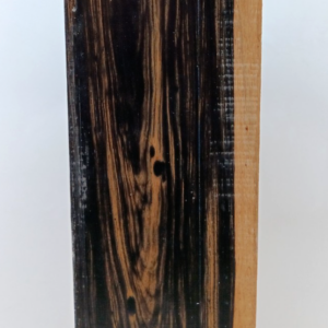 Black and White Ebony, Pale Moon, air-dried and waxed, 1 3/16" x 5 1/8" x 36"