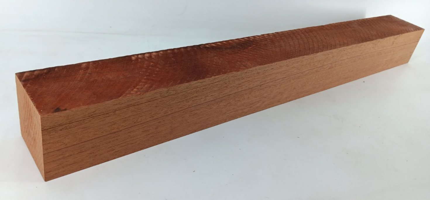Genuine Mahogany, Quarter-sawn Guitar Neck, 3 1/8" x 3 1/8" x 30 1/4" - Image 2